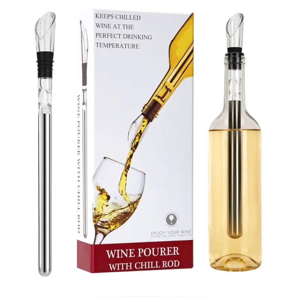 NWT Wine Pourer with Chill Rod